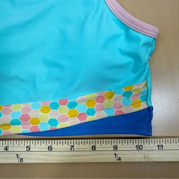 Matilda Jane Dream Chasers Candy Dots Swimsuit Top Girls Size 8 - Picture 5 of 7